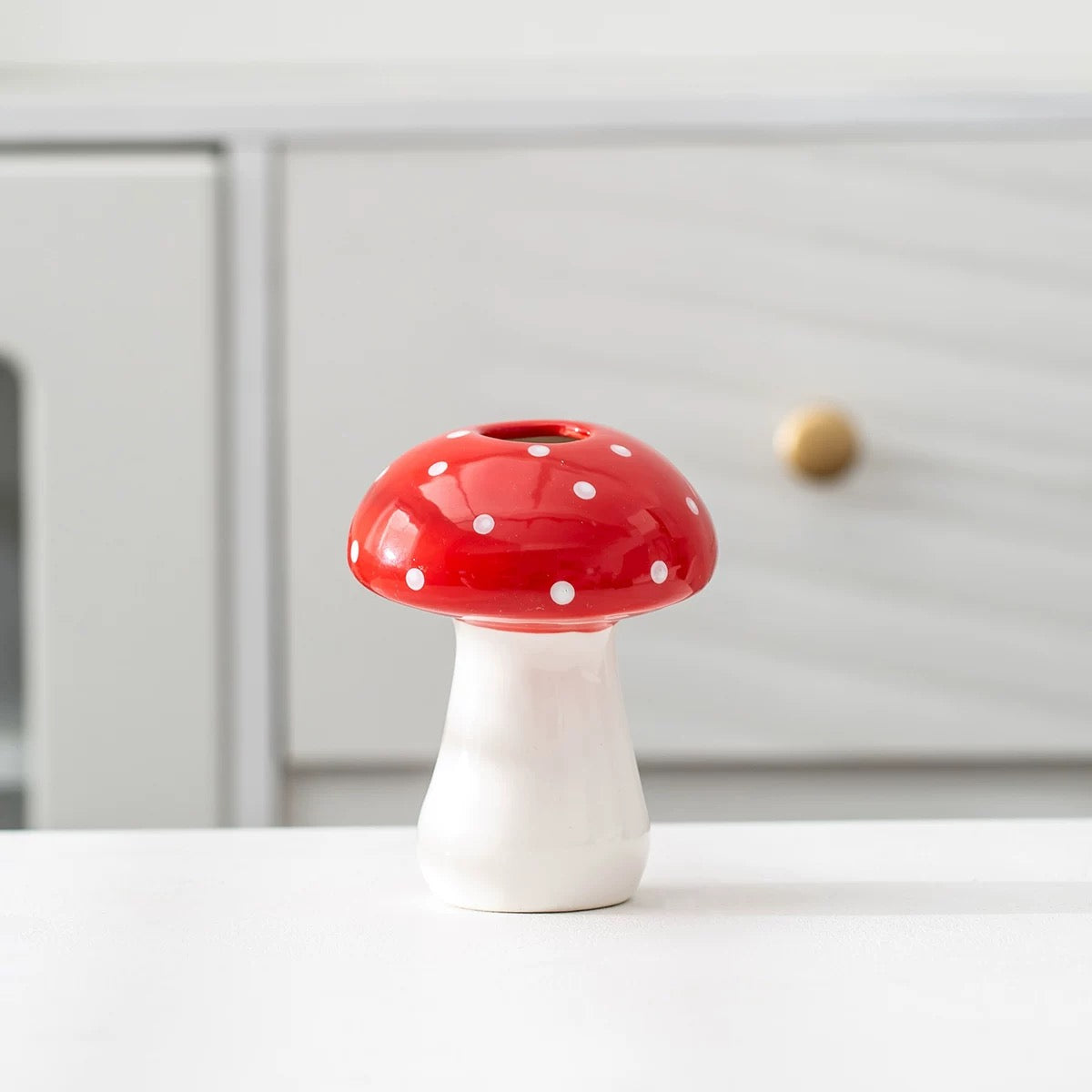 Mini Vaso de Cerâmica Cogumelo