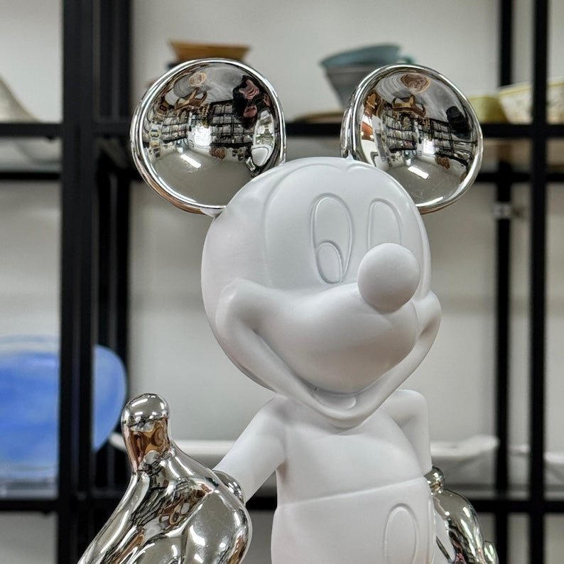 Estátua Mickey Mouse - Prata
