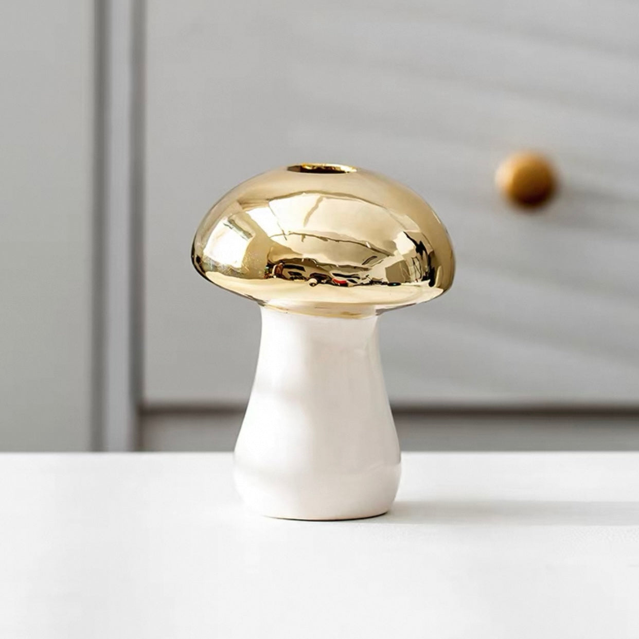 Mini Vaso de Cerâmica Cogumelo