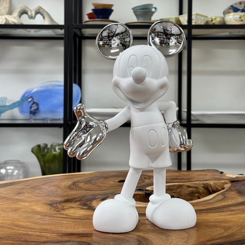 Estátua Mickey Mouse - Prata