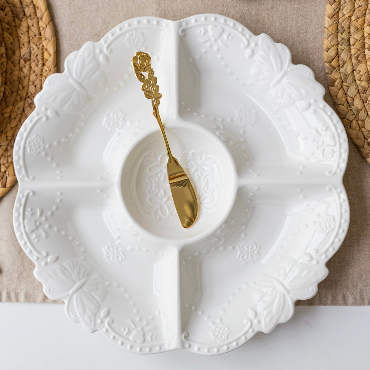 Prato de Servir de Porcelana