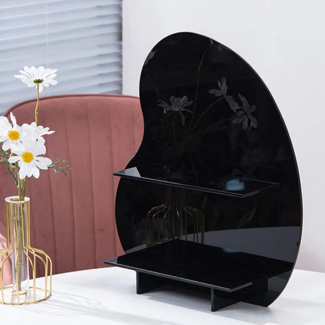 Organizador de Mesa de Acrílico Preto