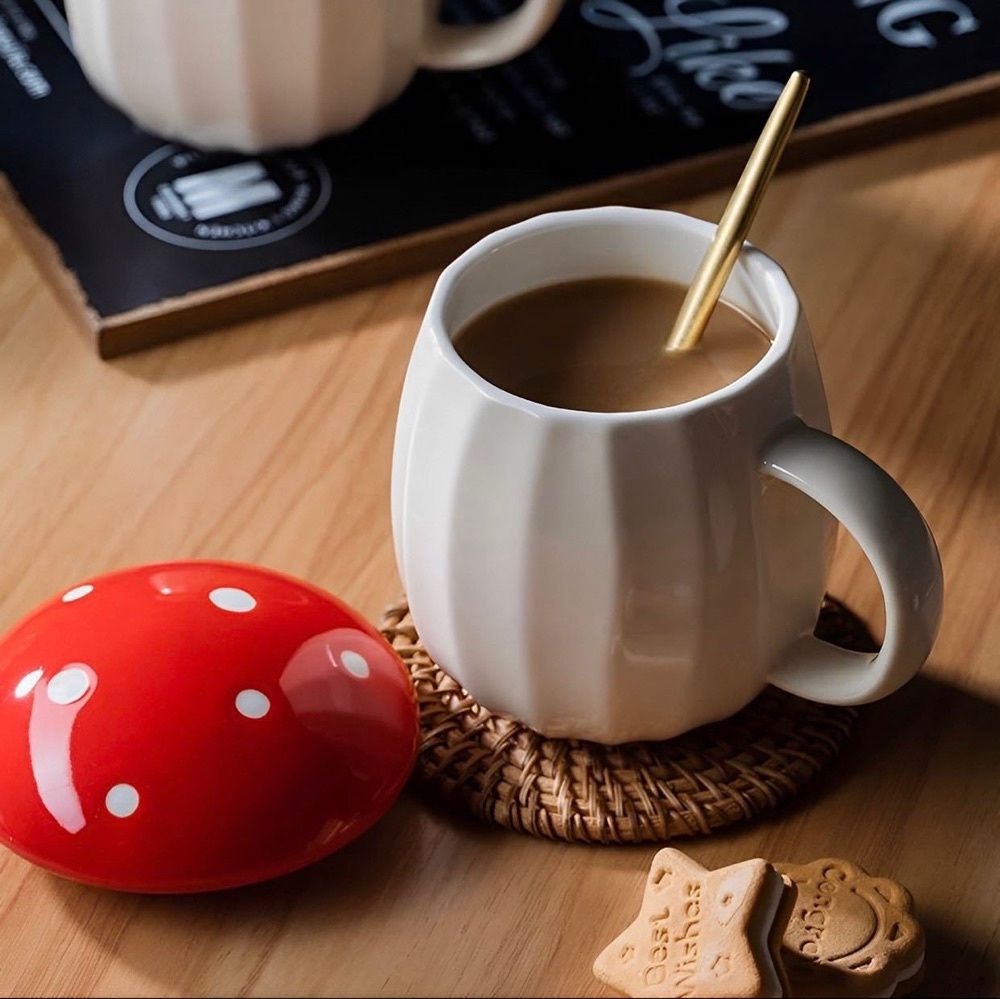 Caneca Cogumelo Cerâmica