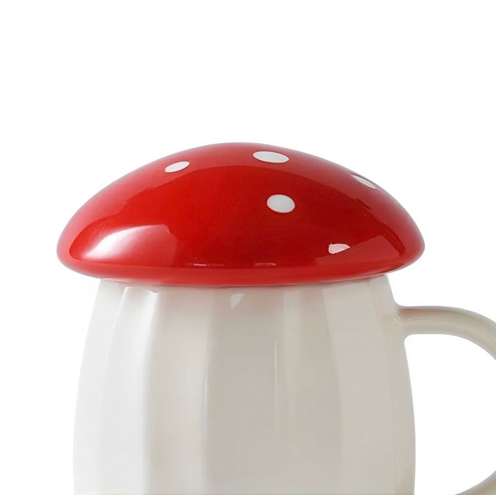Caneca Cogumelo Cerâmica