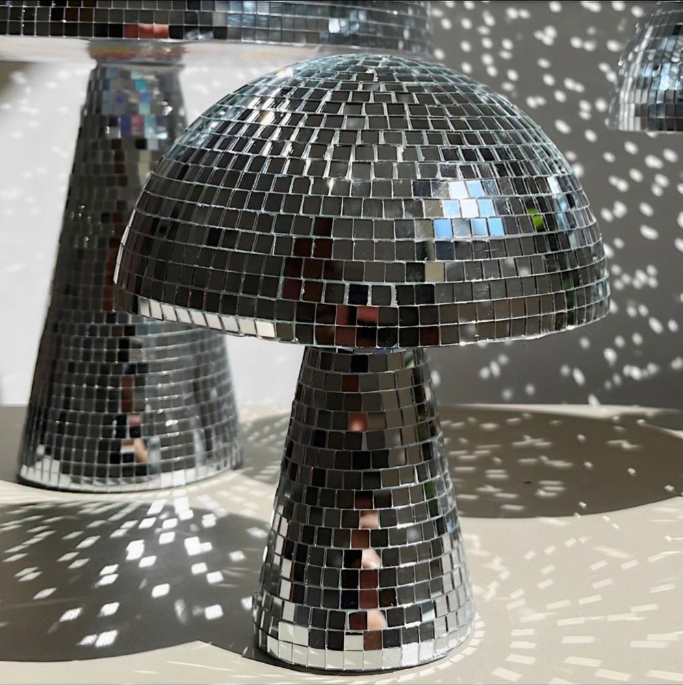 Cogumelo Discoteca Decorativo