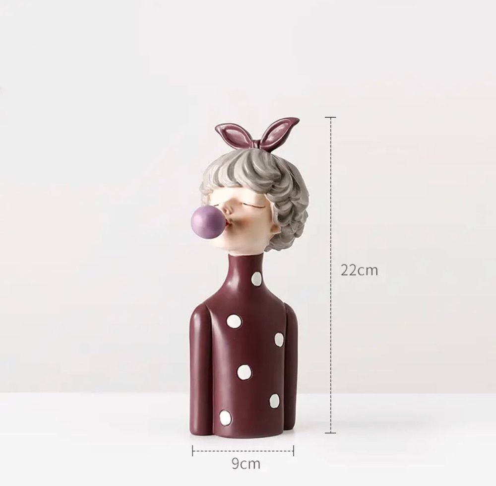 Estátua Alice com Laço