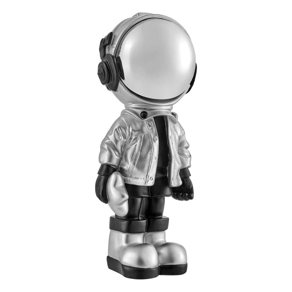 Estátua Astronauta Metalic