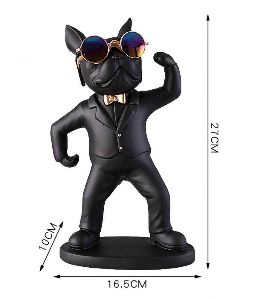 Estátua Bulldog Porta Taças