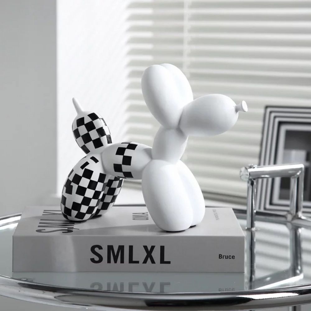 Estátua Dog Balão Xadrez