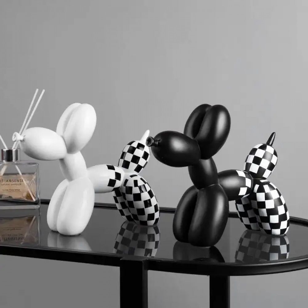 Estátua Dog Balão Xadrez