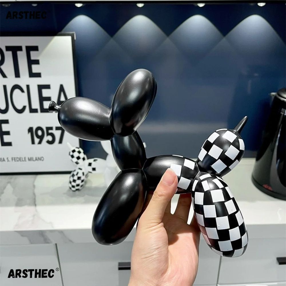 Estátua Dog Balão Xadrez
