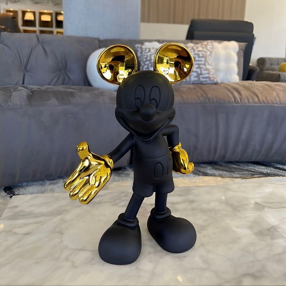 Estátua Mickey Mouse - Dourado