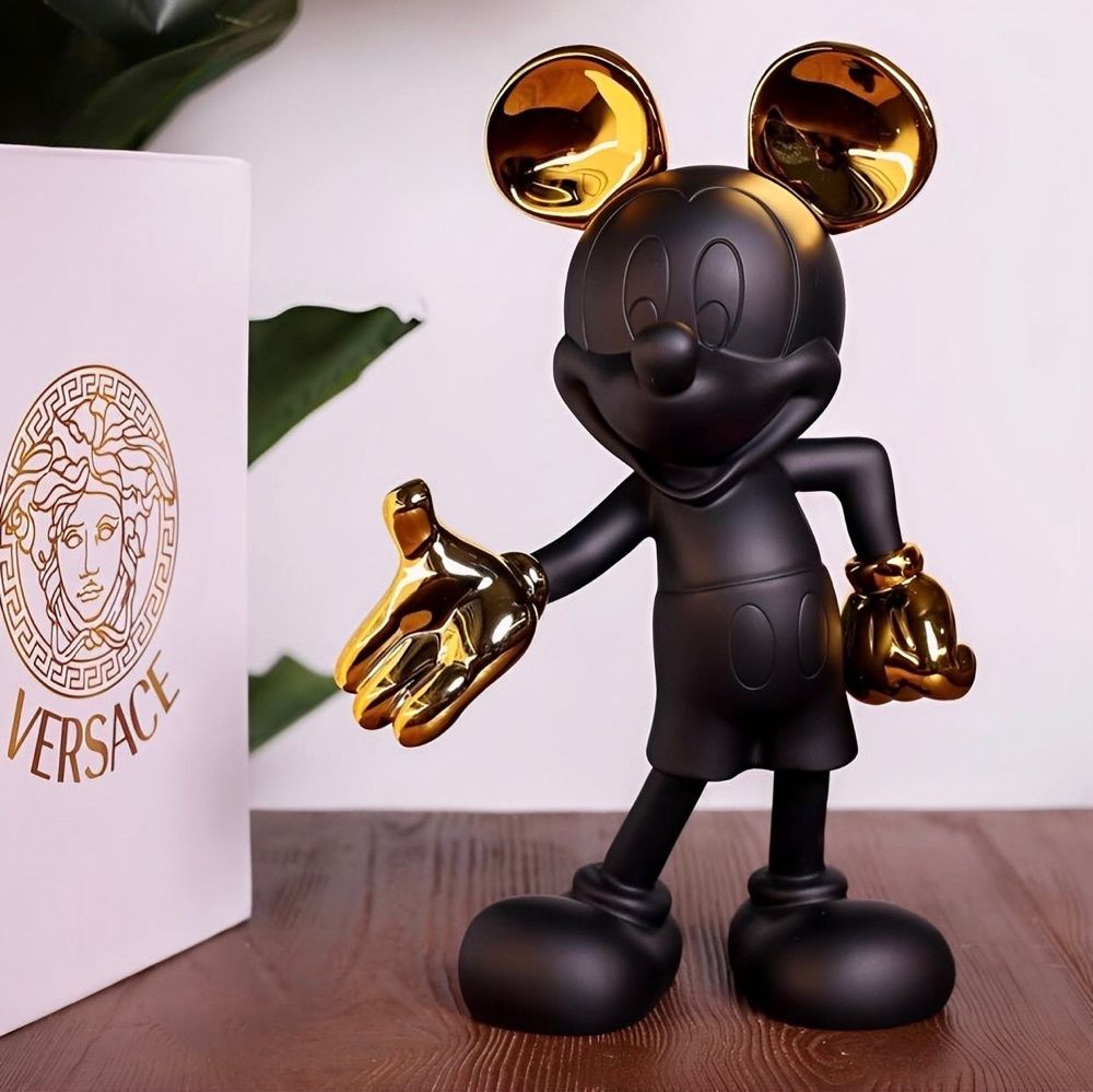 Estátua Mickey Mouse - Dourado