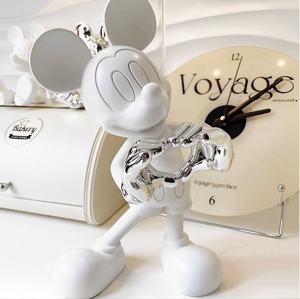 Estátua Mickey Mouse - Love White