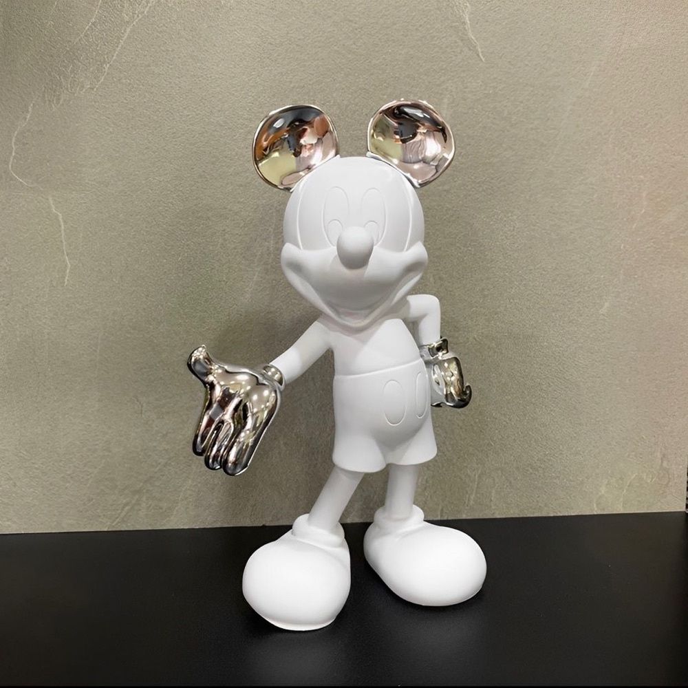 Estátua Mickey Mouse - Prata