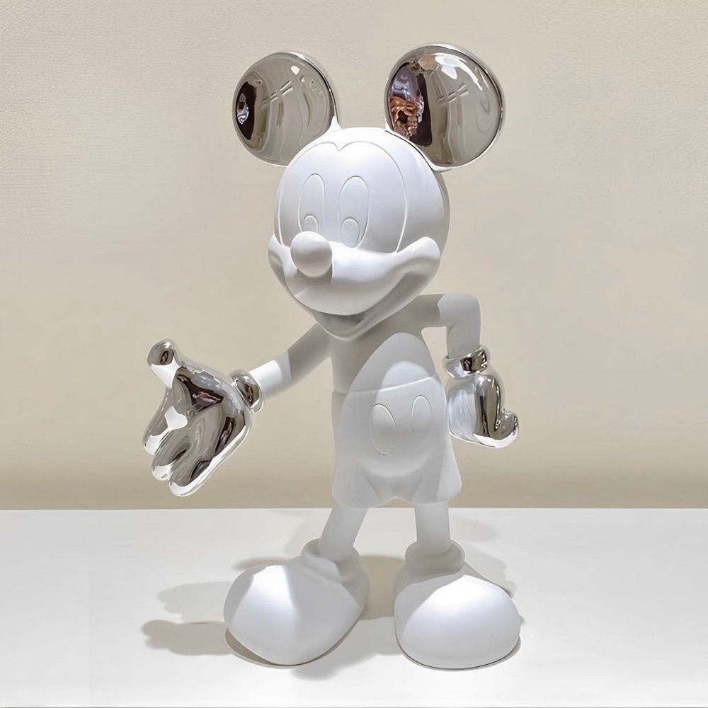 Estátua Mickey Mouse - Prata