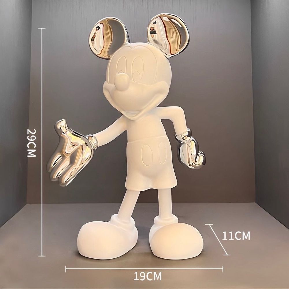 Estátua Mickey Mouse - Prata