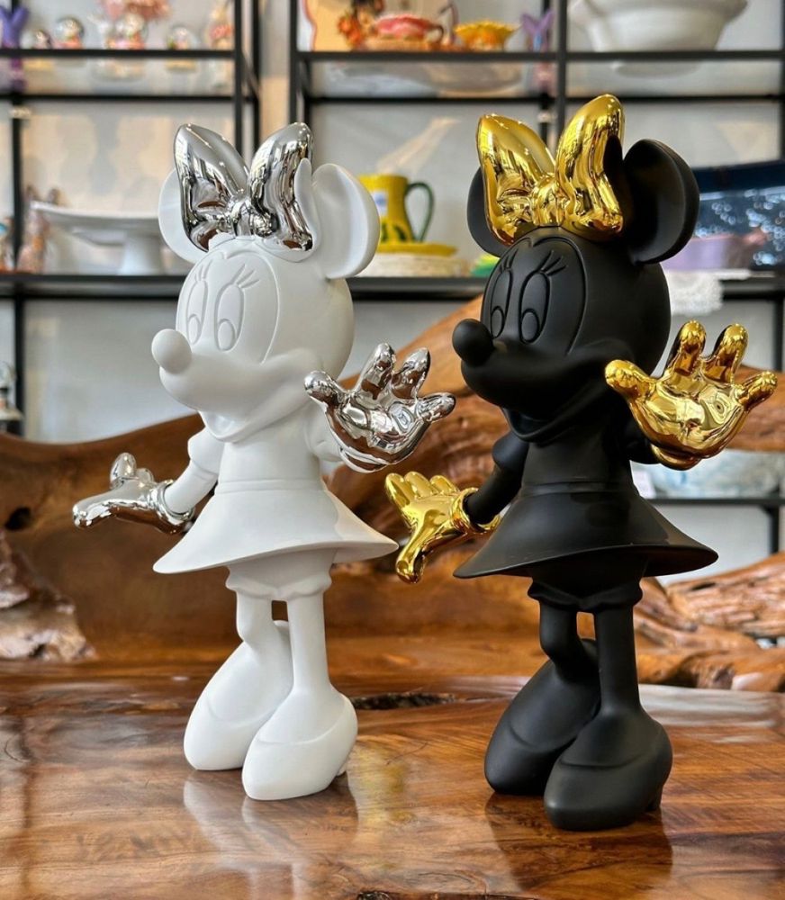 Estátua Minnie Mouse - Prata