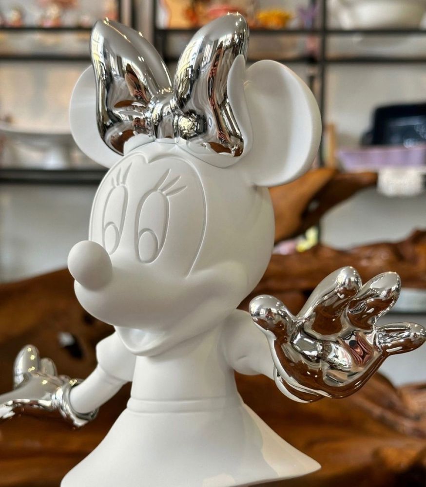 Estátua Minnie Mouse - Prata