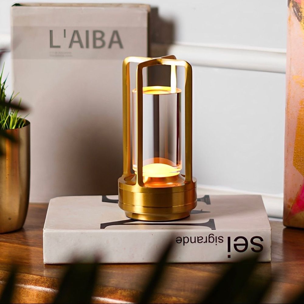 Luminária Portátil de Cristal
