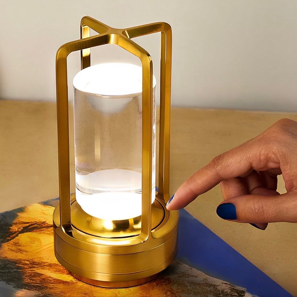 Luminária Portátil de Cristal