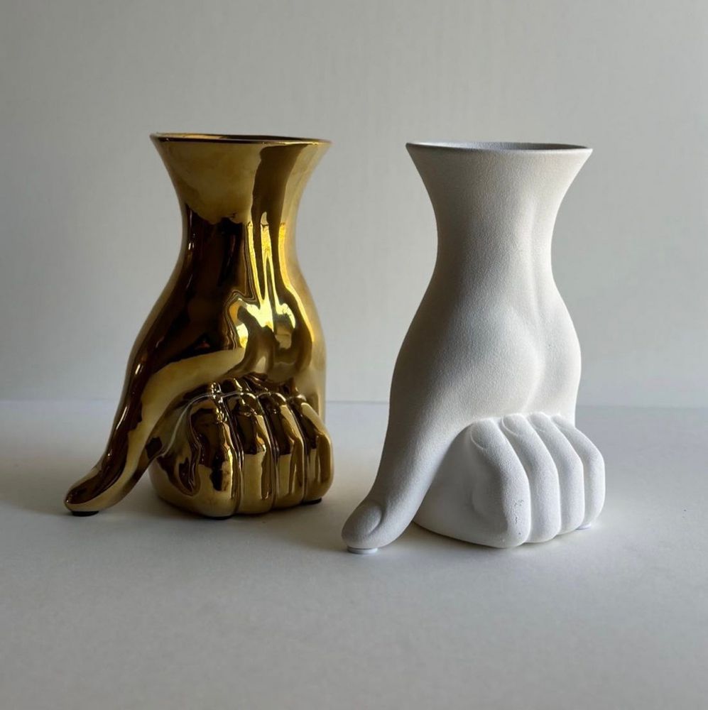 Vaso Punho de Cerâmica