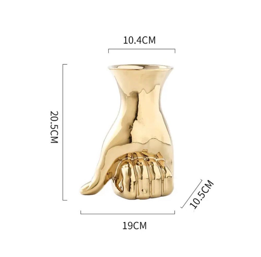 Vaso Punho de Cerâmica