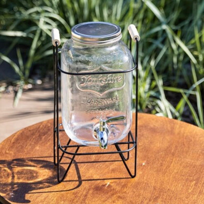 Suqueira de Vidro com Suporte - 4L