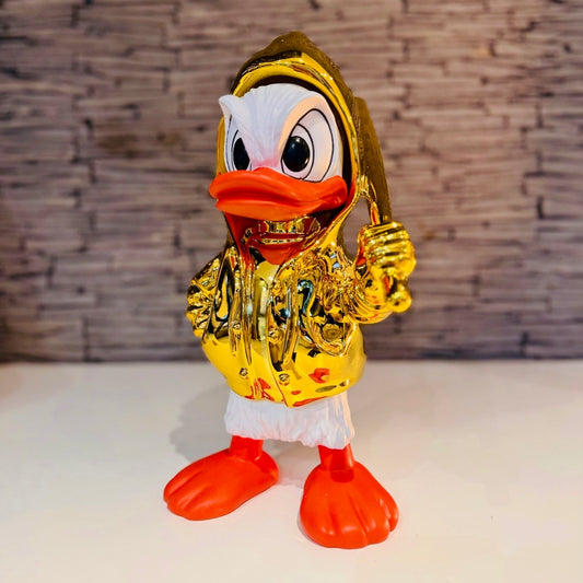 Estátua Pato Donald Baseball de Resina