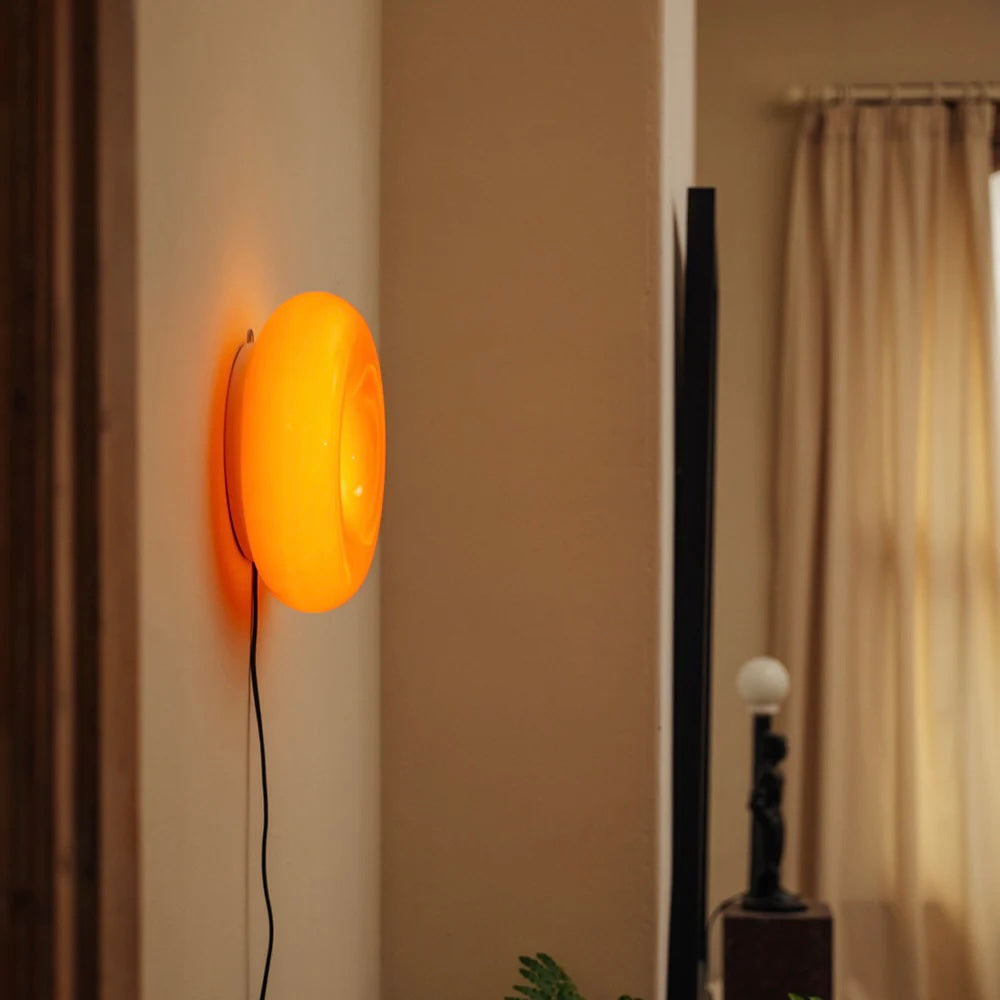 Lâmpada LED Donut Laranja