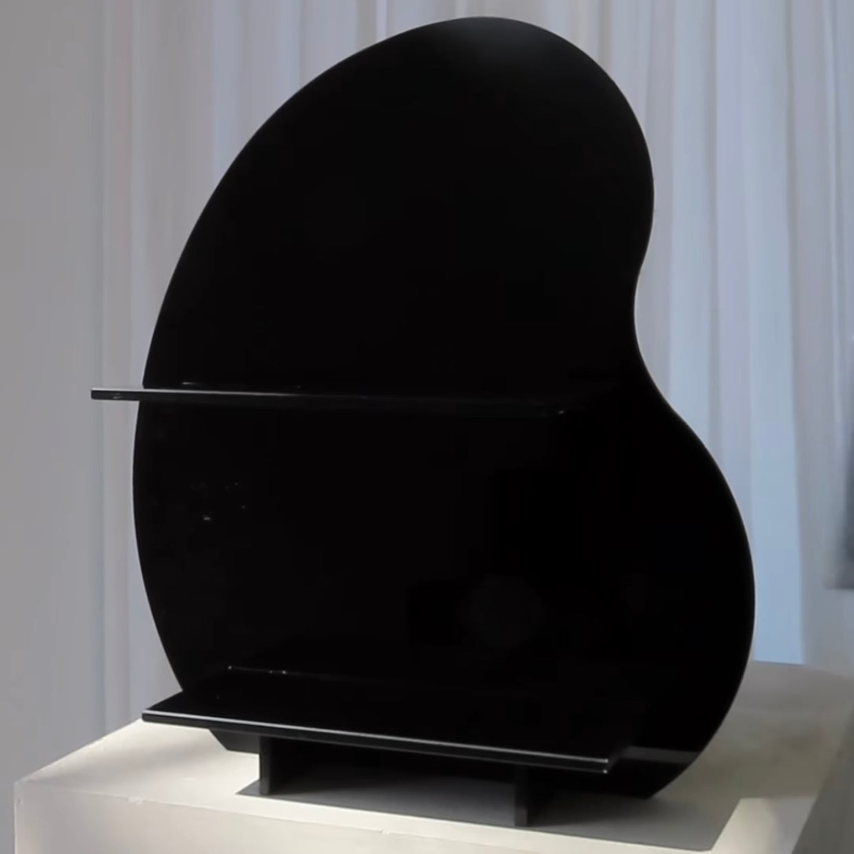 Organizador de Mesa de Acrílico Preto