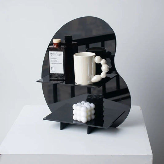 Organizador de Mesa de Acrílico Preto