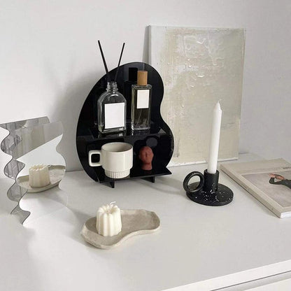 Organizador de Mesa de Acrílico Preto