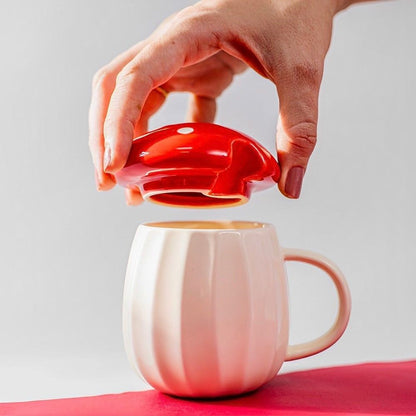 Caneca Cogumelo Cerâmica