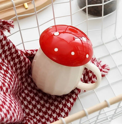 Caneca Cogumelo Cerâmica