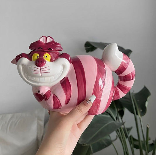 Chaleira Gato de Cheshire - País das Maravilhas