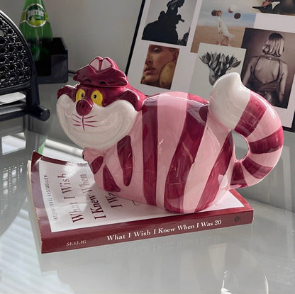 Chaleira Gato de Cheshire - País das Maravilhas