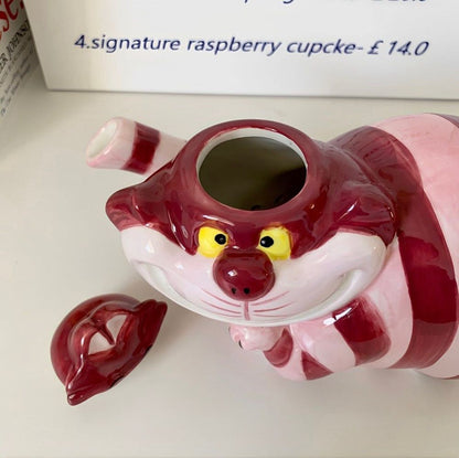 Chaleira Gato de Cheshire - País das Maravilhas