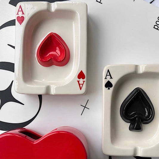 Cinzeiro de Poker em Cerâmica