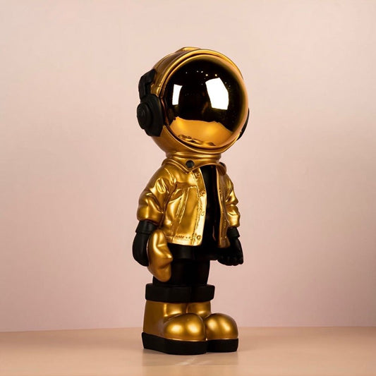 Estátua Astronauta Metalic