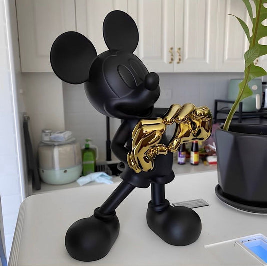 Estátua Mickey Mouse - Love Black