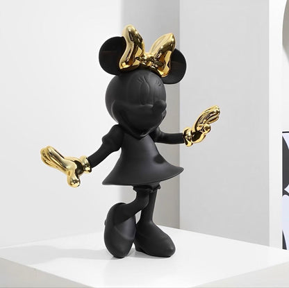 Estátua Minnie Mouse - Dourada