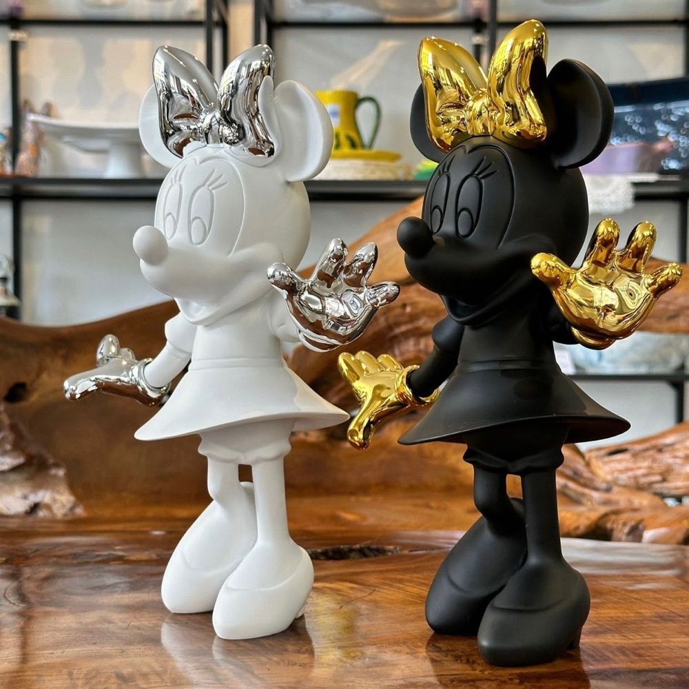 Estátua Minnie Mouse - Dourada