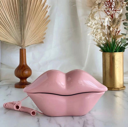 Telefone Lábios Decorativo