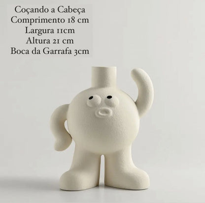 Vaso de Cerâmica Divertido